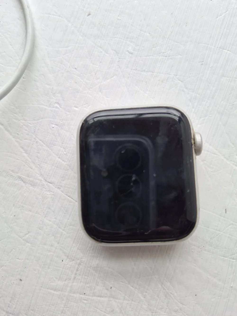 Apple Watch SE 44mm Silver Aluminum (White Back)